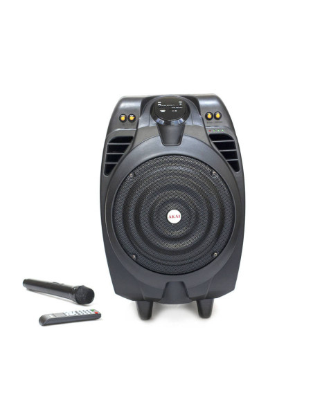 KARAOKE AKAI SS023A-X10 BLUETOOTH ΜΕ ΑΣΥΡΜΑΤO ΜΙΚΡΟΦΩΝO ΣΕ ΜΑΥΡΟ