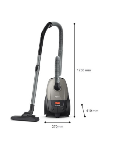 ΣΚΟΥΠΑ PHILIPS XD2152/12 800W ME ΣΑΚΟΥΛΑ 3lt με 2 πελματα